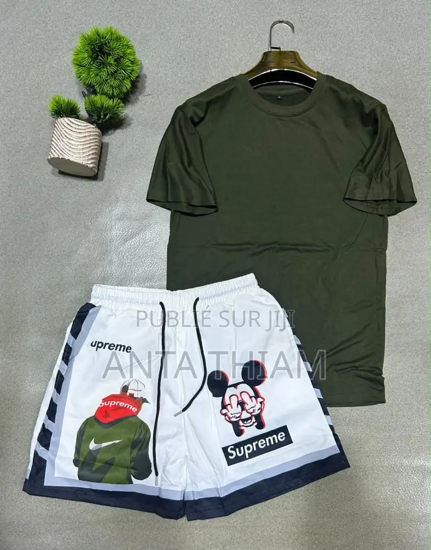 Ensemble T-Shirt Et Short Suprême