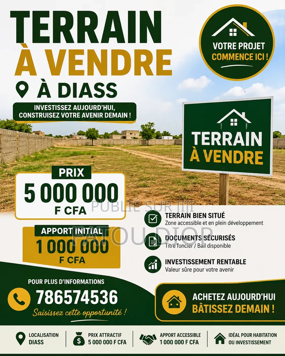 Terrains De 150m2 À Dias
