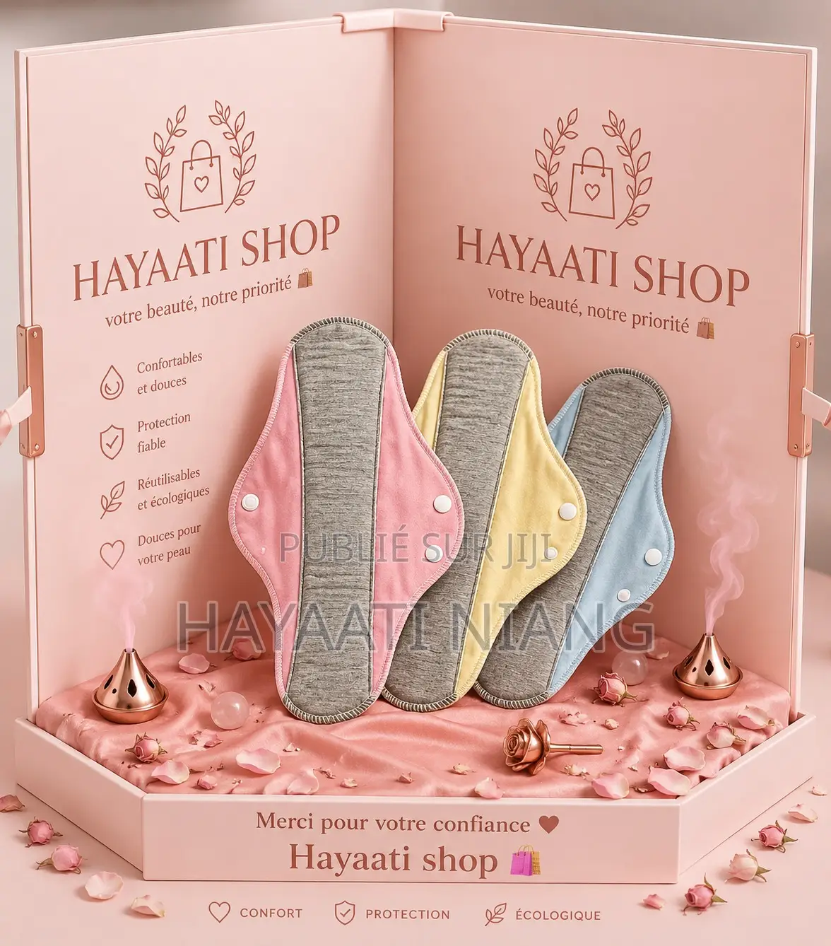 Serviettes Hygiéniques Lavables