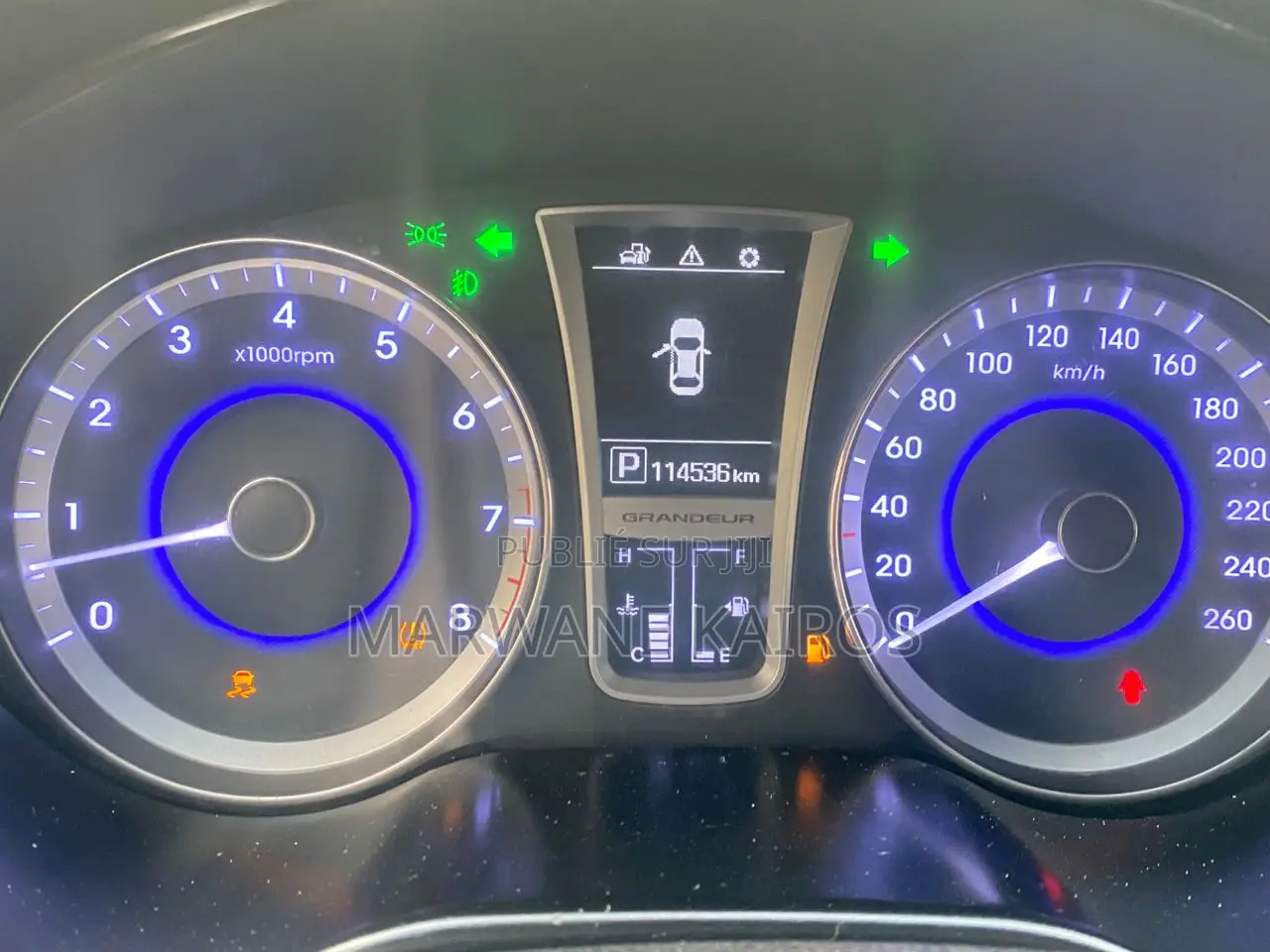 Hyundai Grandeur 2015 Noir