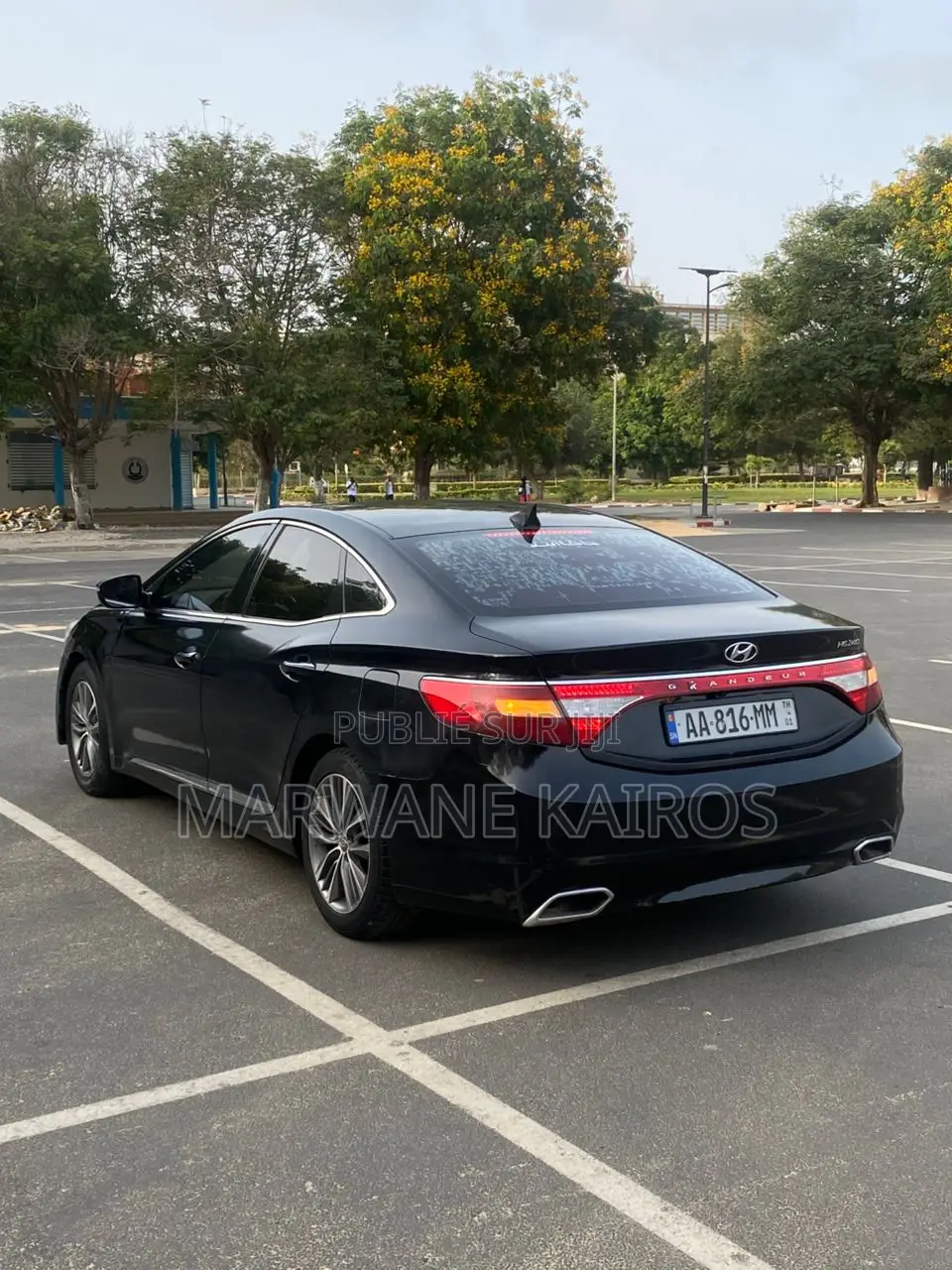 Hyundai Grandeur 2015 Noir
