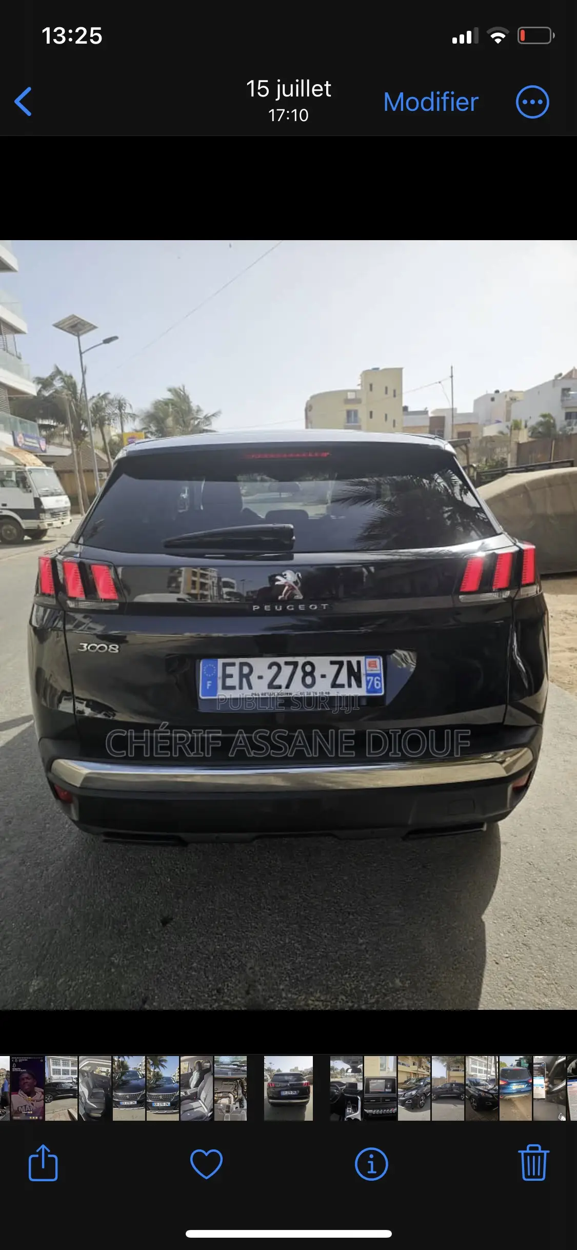 Peugeot 3008 2017 Noir