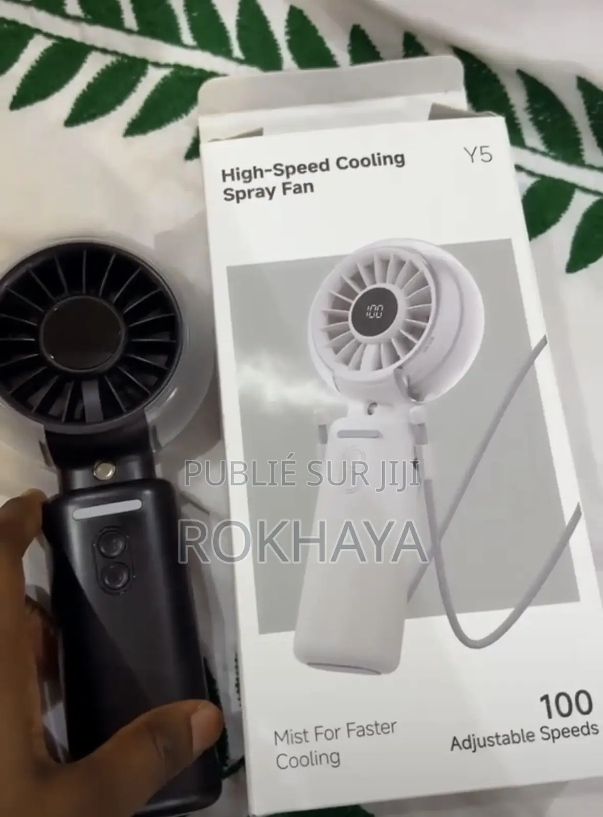 Mini Ventilateur Brumisateur Y5 (100 Vitesses)