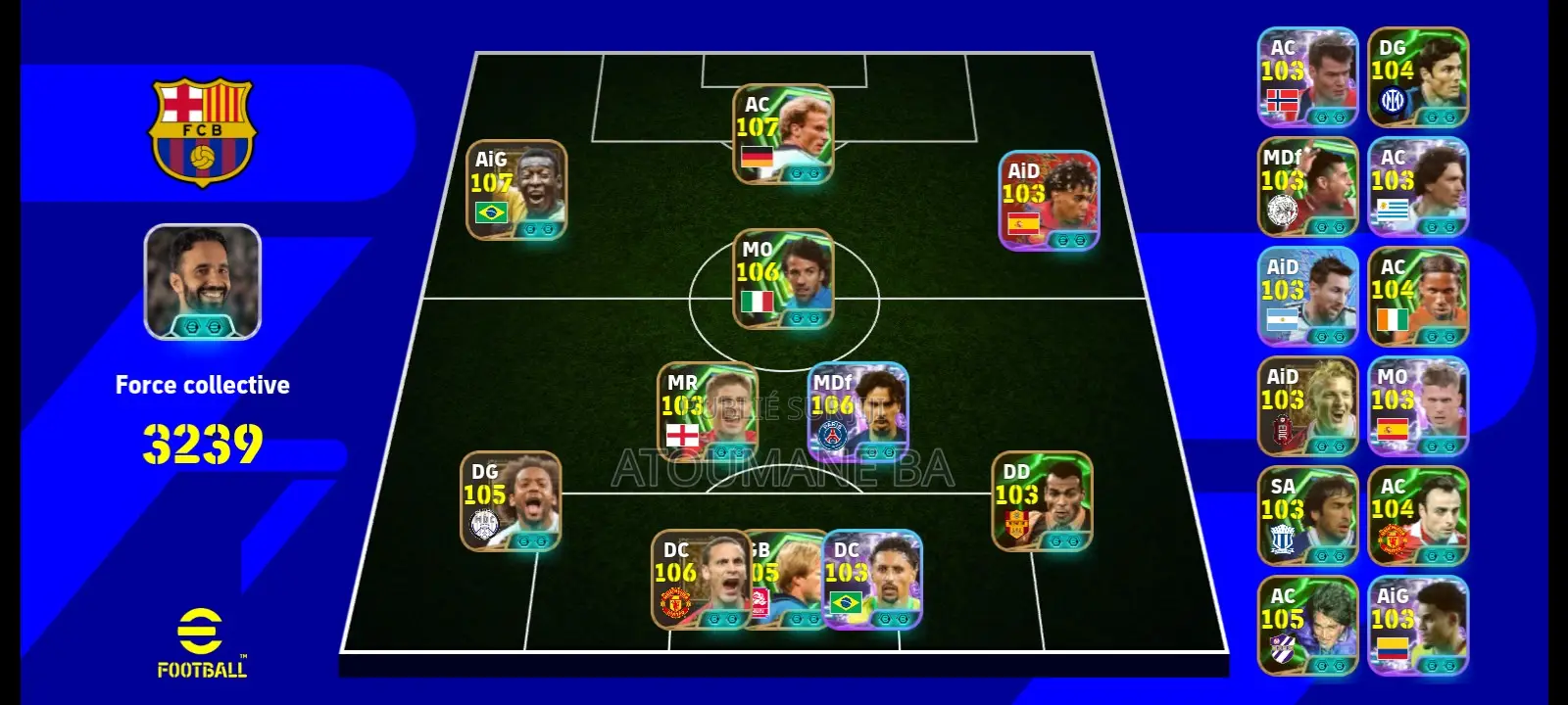 Compte eFOOTBALL