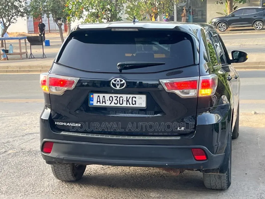 Toyota Highlander 2016 Noir Mat