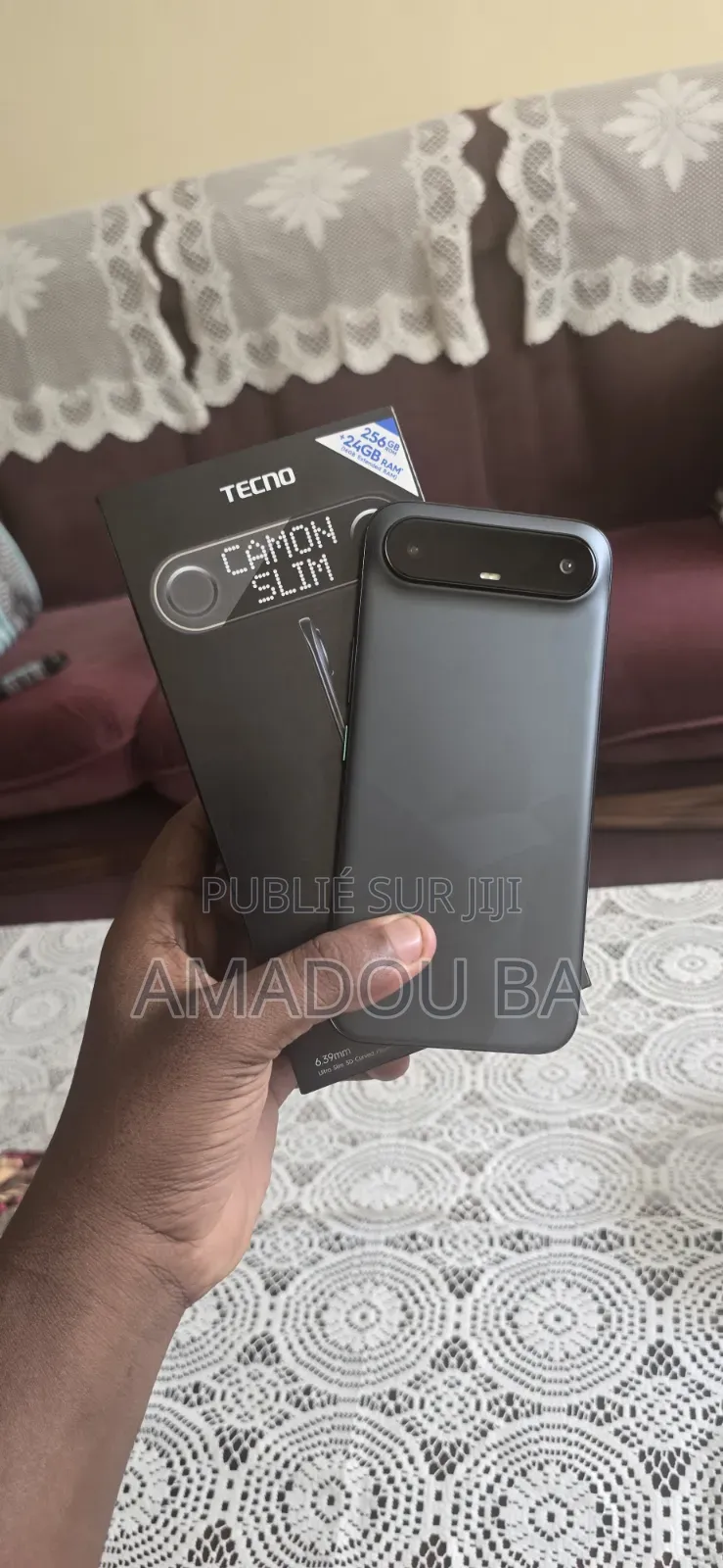 Nouveau Tecno Camon Slim 256 GB Noir
