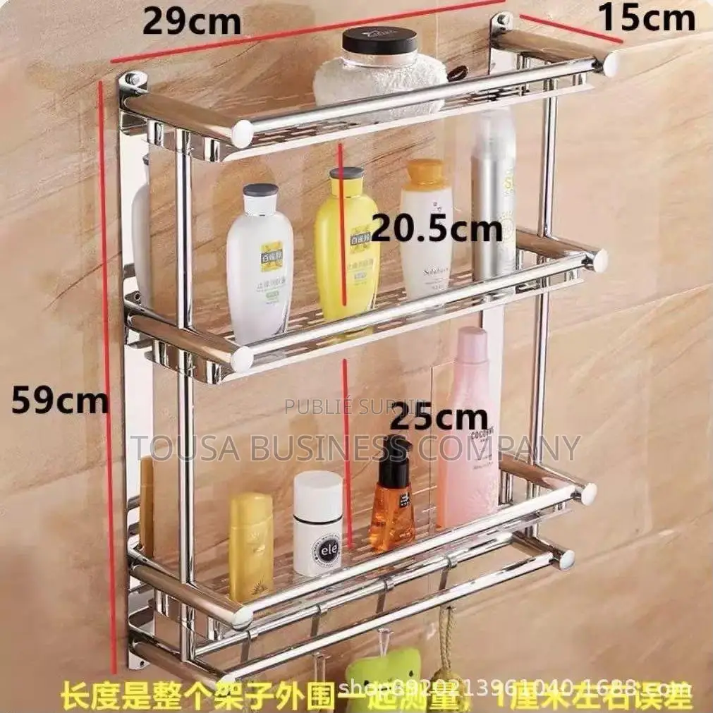 Étagère De Salle De Bain Inoxydable