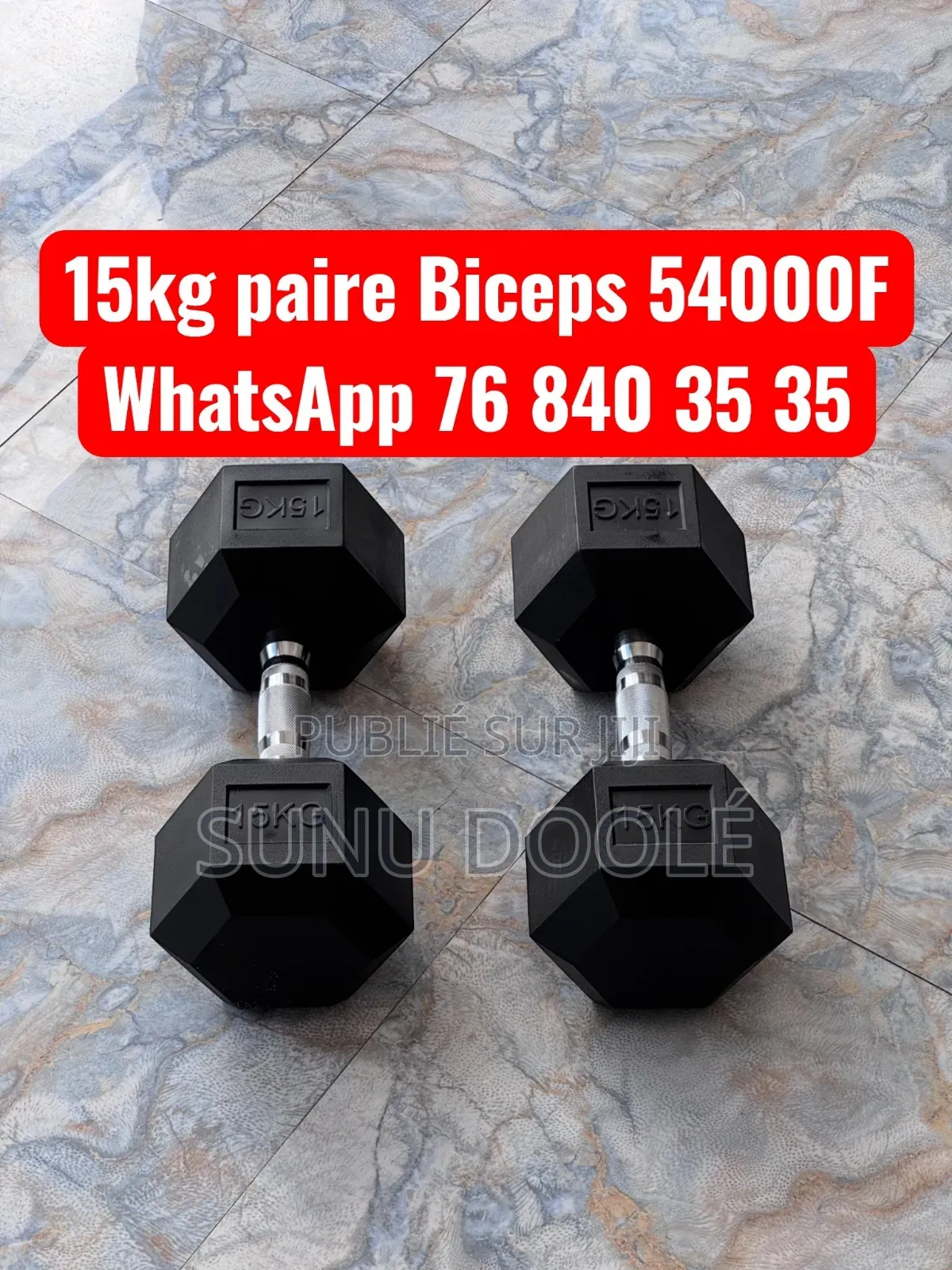 15 Kg (Paire) Parfaite Pour Débuter Et Progresser