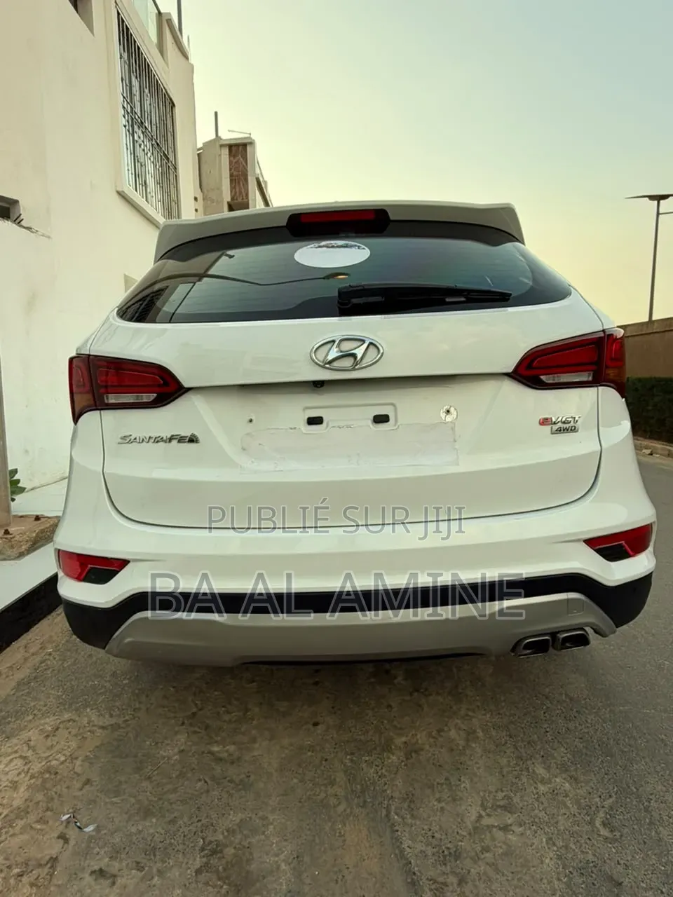 Hyundai Santa Fe 2017 Blanc