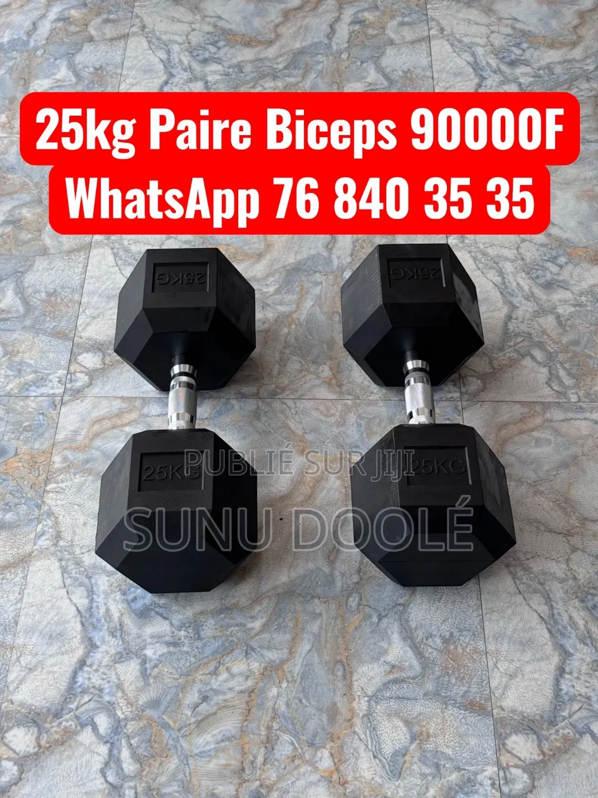 25 Kg (Paire) Repoussez Vos Limites Avec Puissance