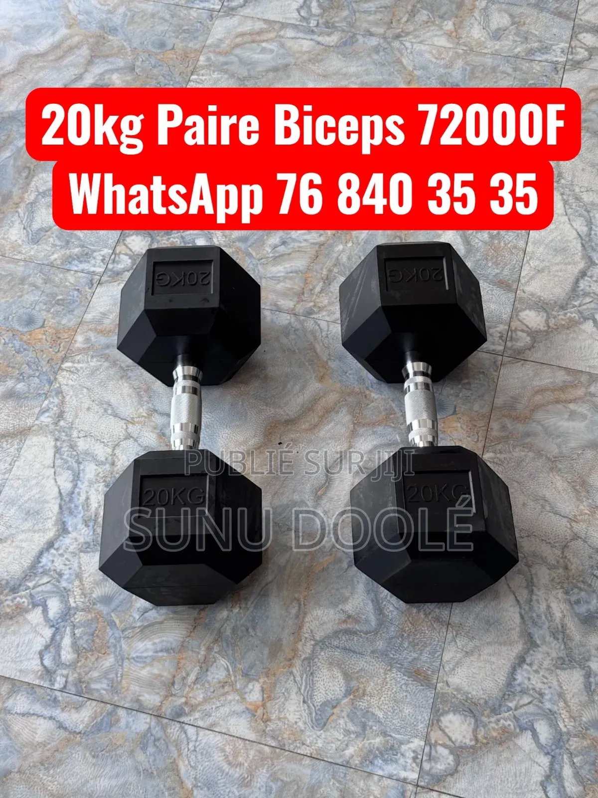 20 Kg (Paire) Gagnez en Force Et en Endurance