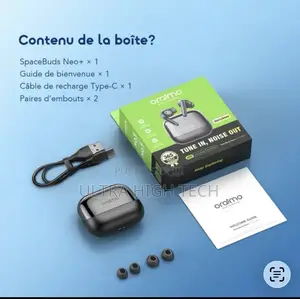 TITRE Oraimo SpaceBuds Neo+ Écouteurs Sans Fil ANC Spatial Audio