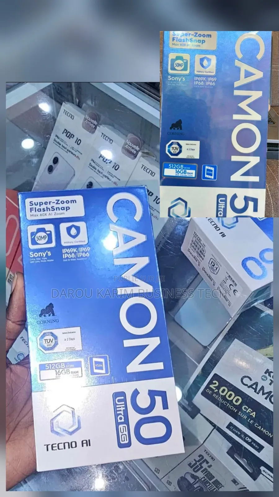 Nouveau Tecno Camon 50 Ultra 512 GB Autre
