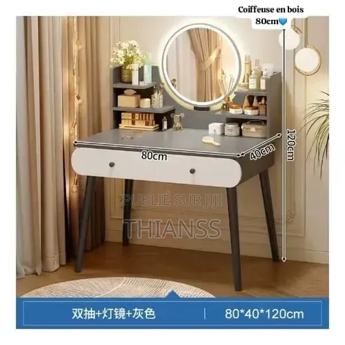 Coiffeuse en Bois Original 80 Cm
