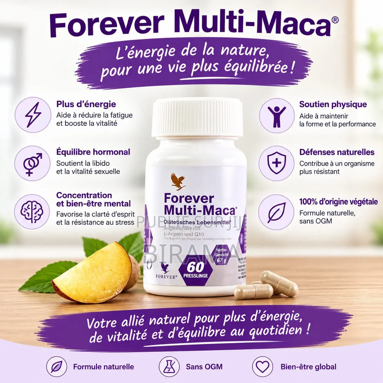 Multi-Maca : Votre Allié Pour Une Vie Pleine D'énergie.