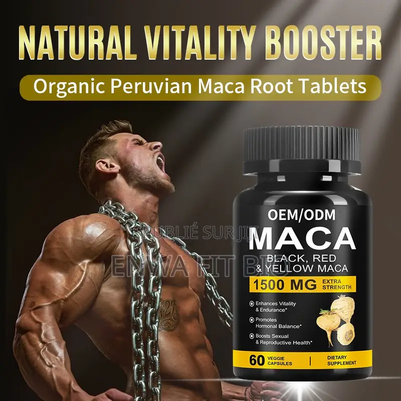 OneBotanical Maca 1500 Mg – 60 Gélules | Énergie, Vitalité Endurance