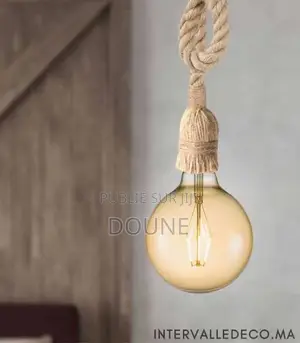 Lampe en Tissu Rétro Sans Ampoule