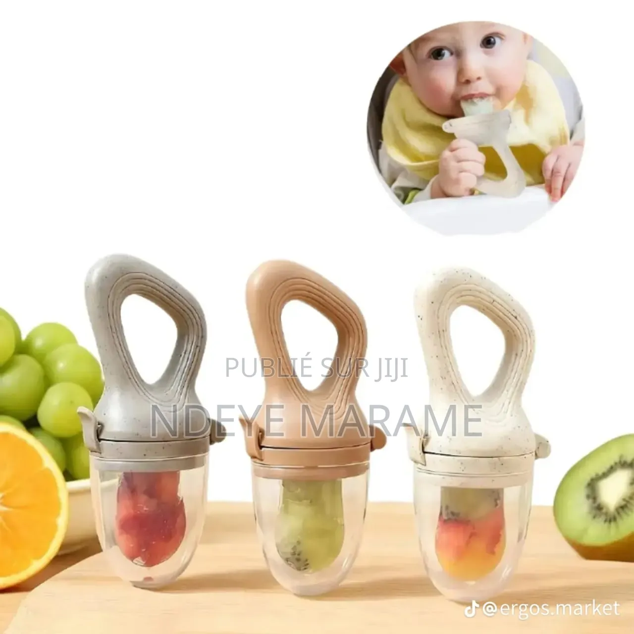 Tétine À Fruits en Silicone Pour Bébé