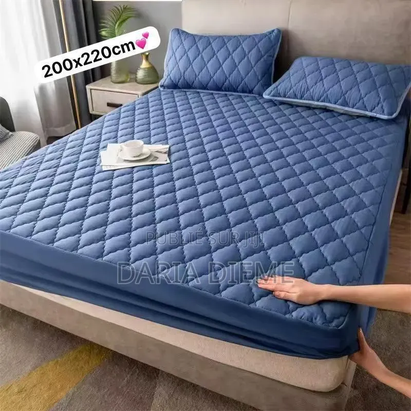 Housse De Protection Matelassée 200×220 Cm, Douce, Confortable