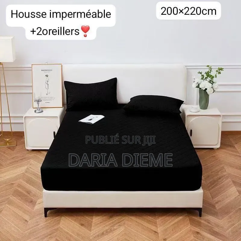 Housse De Protection Matelassée 200×220 Cm, Douce, Confortable