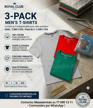 Pack De 3 Tee-Shirt