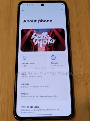Nouveau Motorola Razr 50 256 GB Blanc