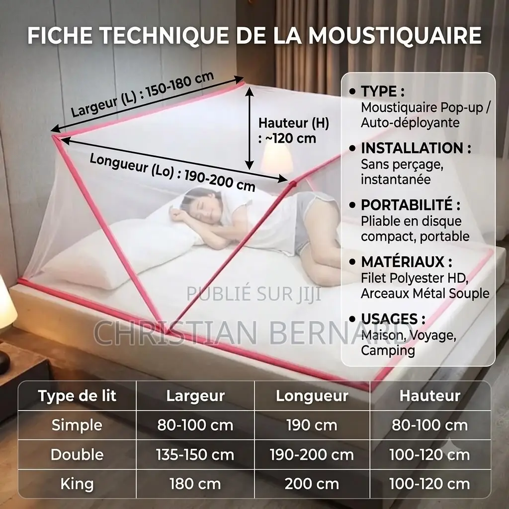Moustiquaire 3 Places