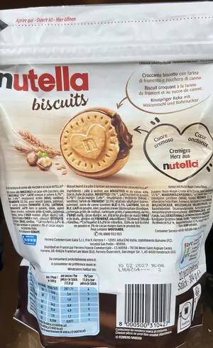 Biscuits Nutella