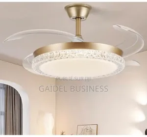 Ventilateur De Plafond Pales Rétractables