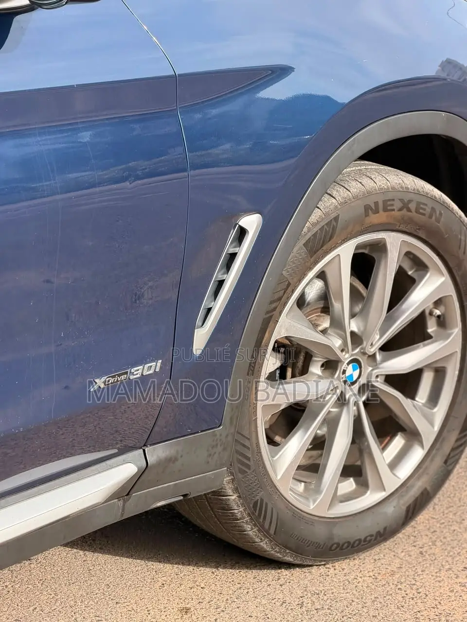 BMW X3 xDrive30i AWD 2018 Bleu