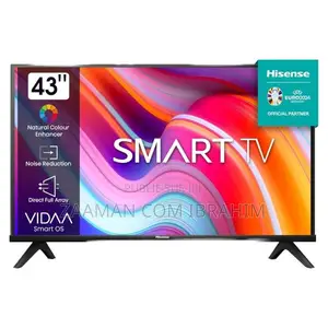 Televiseur Hisense 43" Led Smart Vidaa 43a4q
