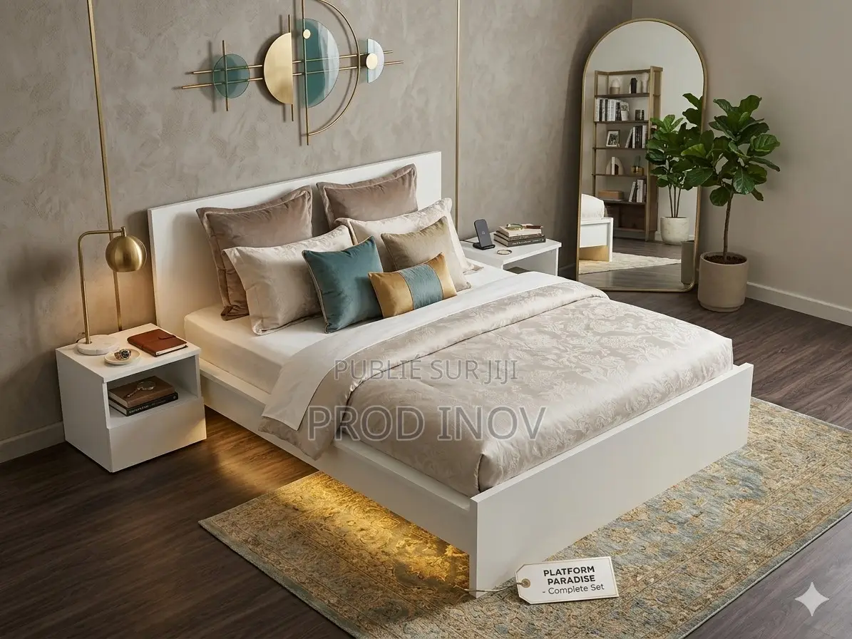Lits en Bois + Chevets 26JT30