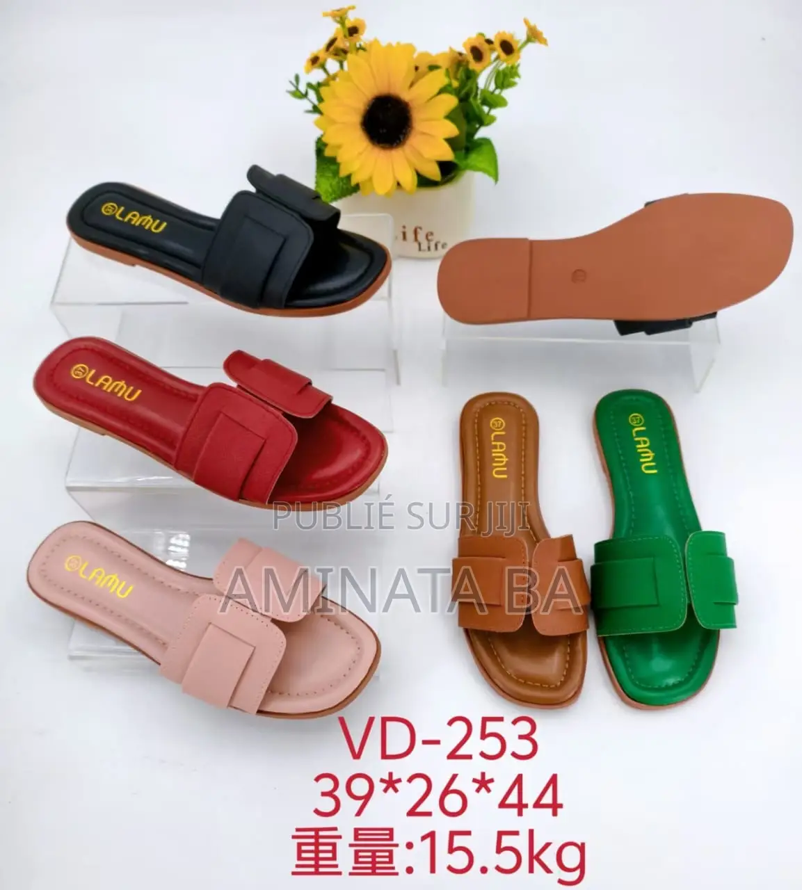 Vante De Sandales Très Confortable Pour Femme