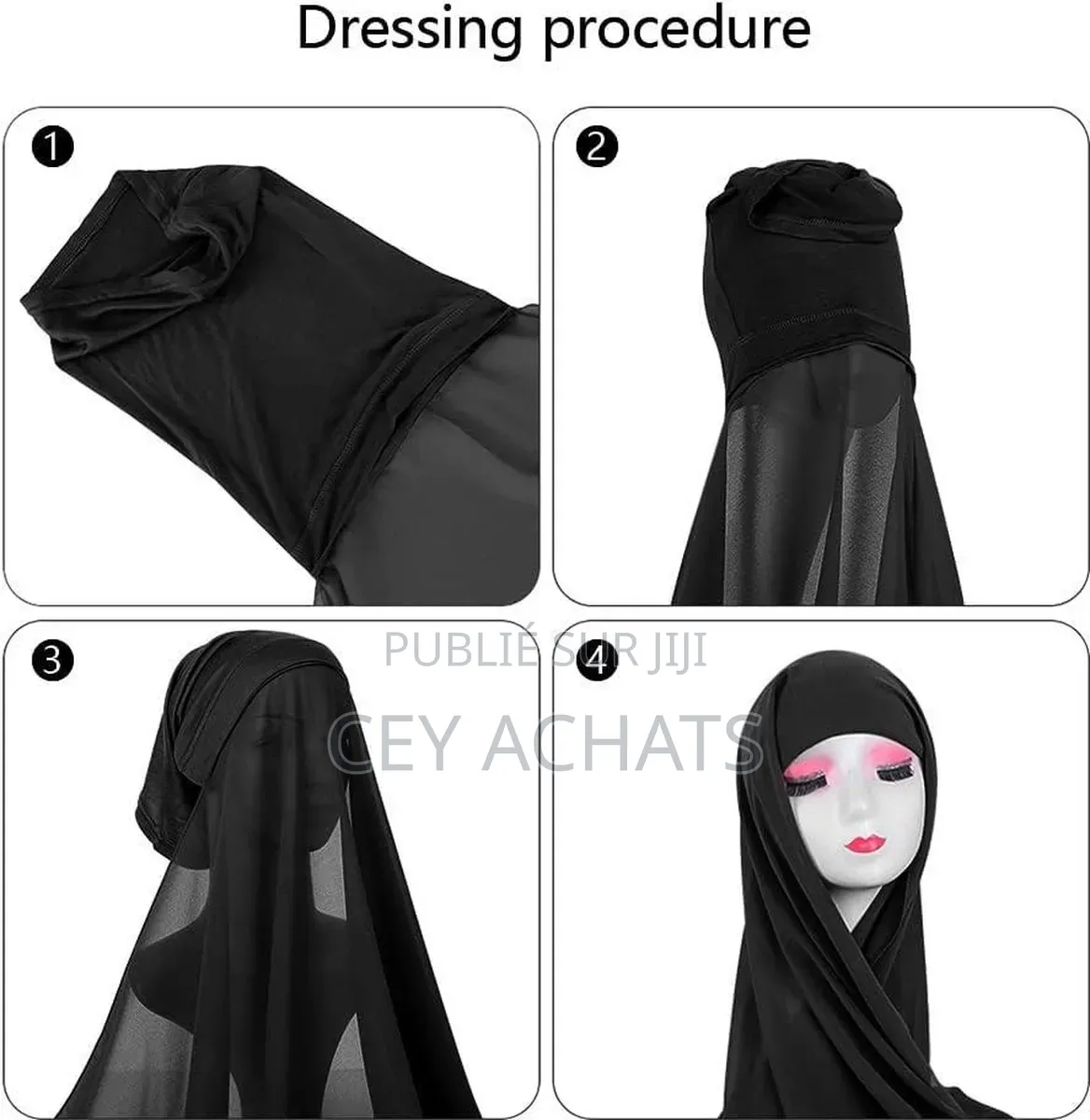 Voile Avec Bonnet 2in1