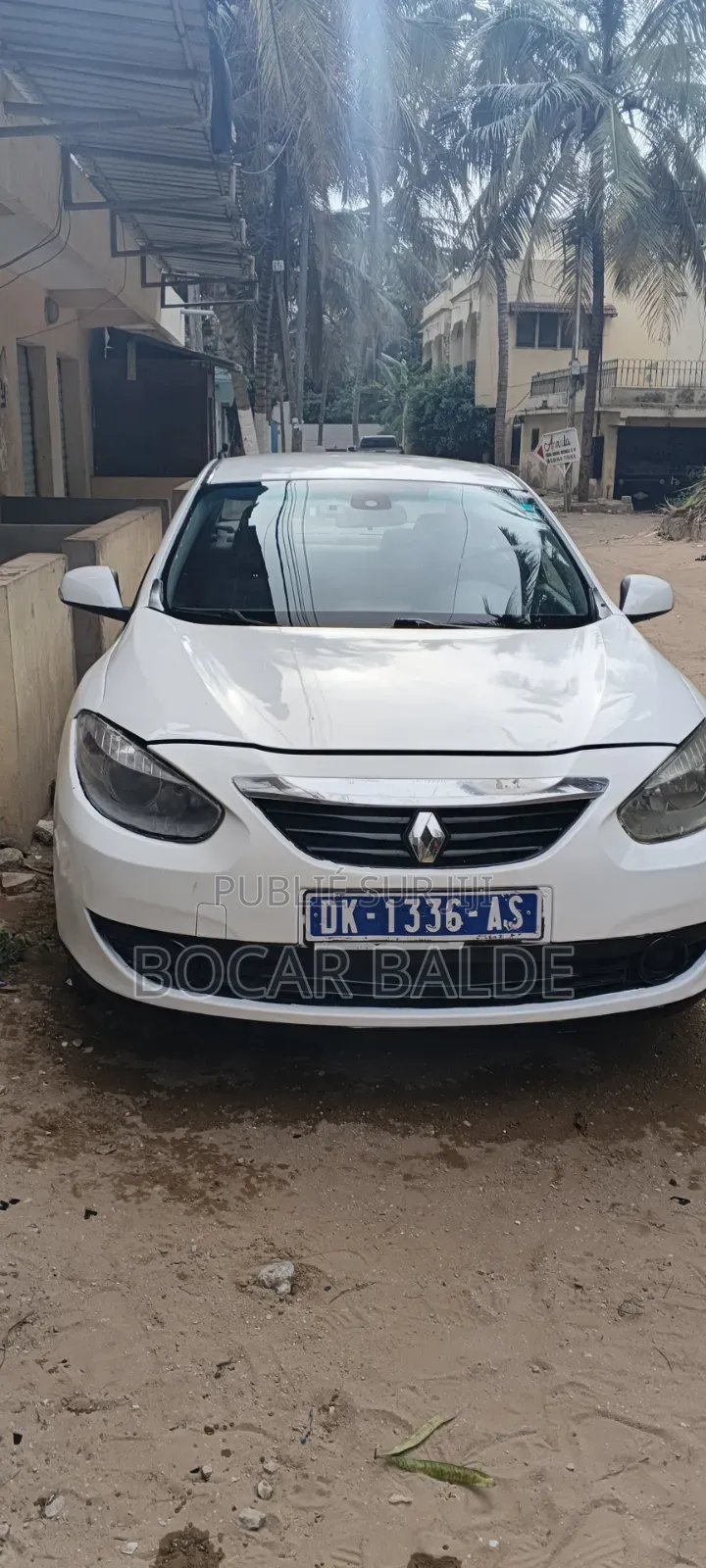 Renault Fluence 2013 Blanc