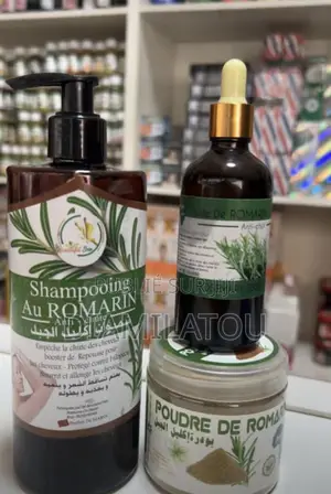 Kit Capillaire Romarin – Shampooing + Huile + Poudre