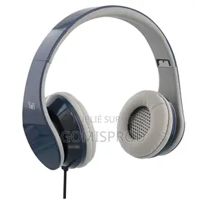 Casque Filaire STREAM, Prise Jack 3,5 Mm, Bleu