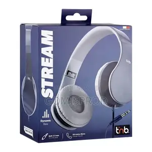 Casque Filaire STREAM, Prise Jack 3,5 Mm, Bleu