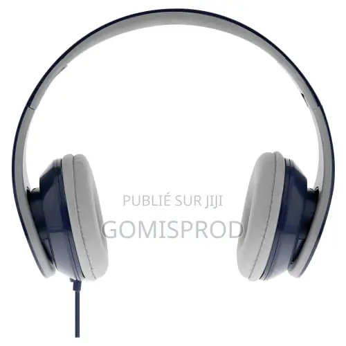 Casque Filaire STREAM, Prise Jack 3,5 Mm, Bleu