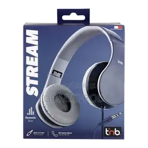 Casque Filaire STREAM, Prise Jack 3,5 Mm, Bleu