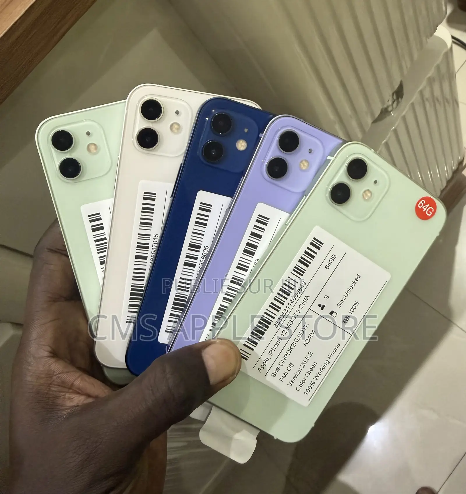 Apple iPhone 12 64 GB Blanc