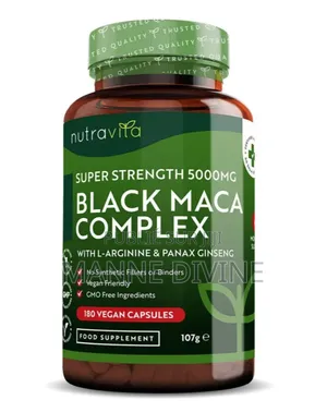 Formule Ultra-Puissante : Maca Noire, L-Arginine Ginseng Panax