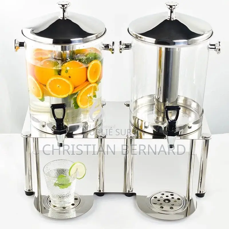 Distributeur De Boissons Jus en Inox – L’unité Est 8 Litres