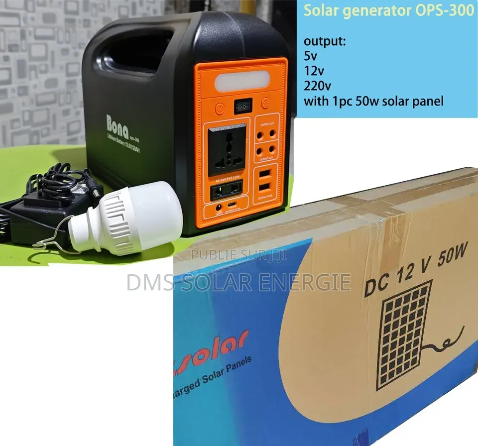 Kit Solaire Au Lithium De 300W