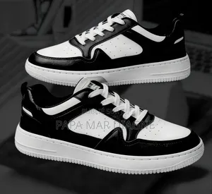 Baskets Sneakers Noir Blanc Style Streetwear - T.[ 42 ,43,44]
