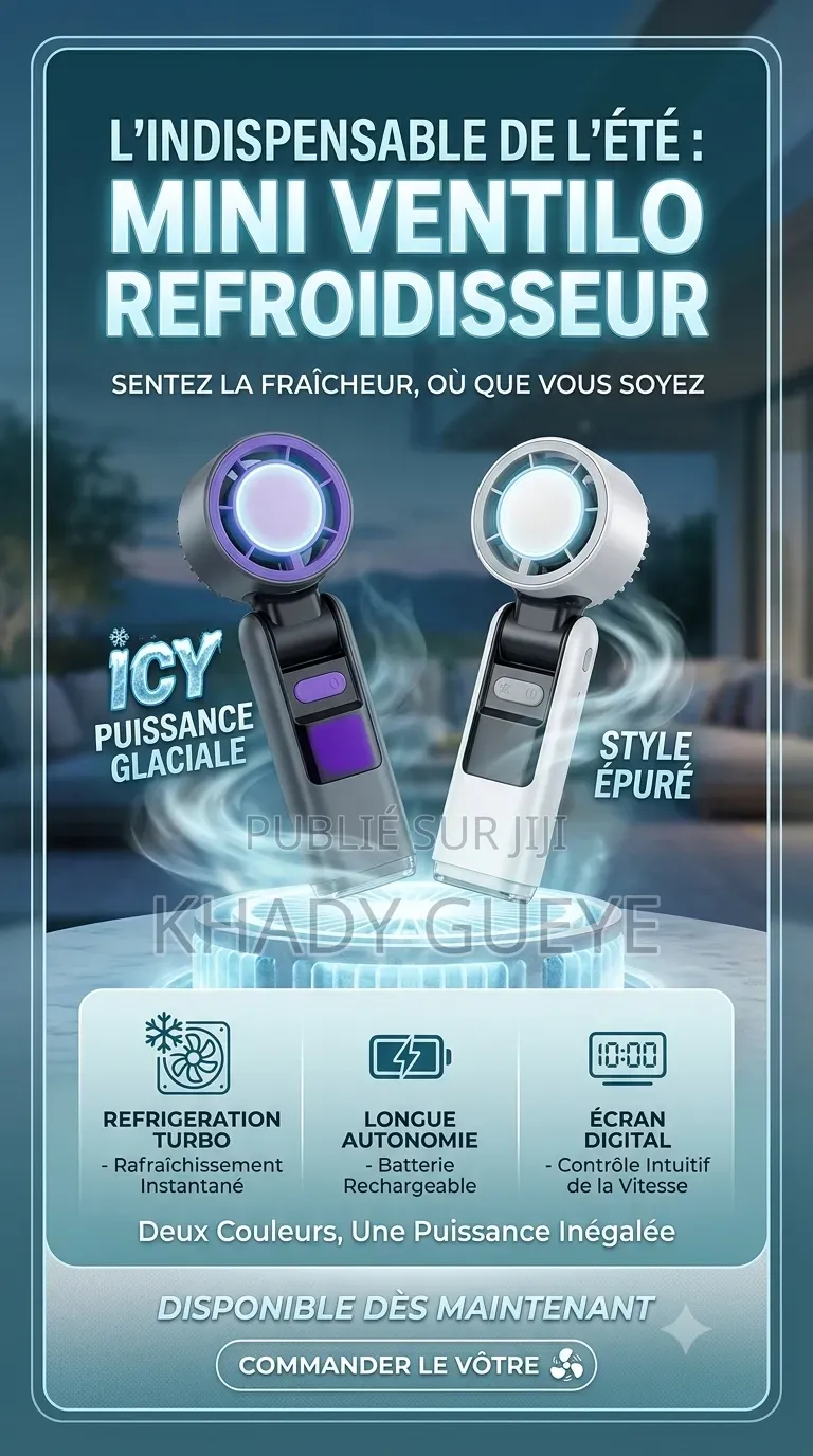 Mini Ventilateur Turbo Refroidisseur