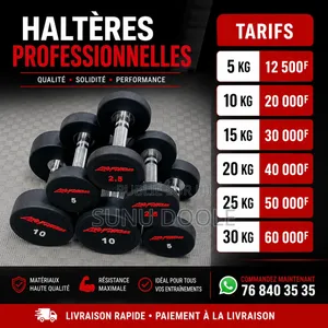 Haltères Professionnelles – Qualité Performance