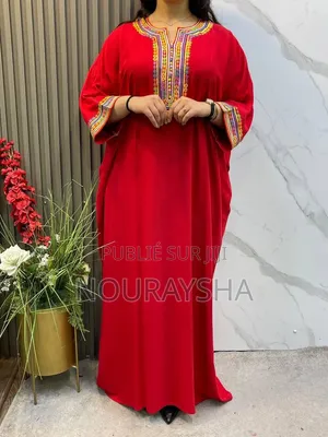 Robe Marocaine Très Élégantes en Tissu Coton Premier Choix