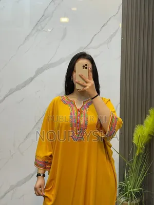 Robe Marocaine Très Élégantes en Tissu Coton Premier Choix