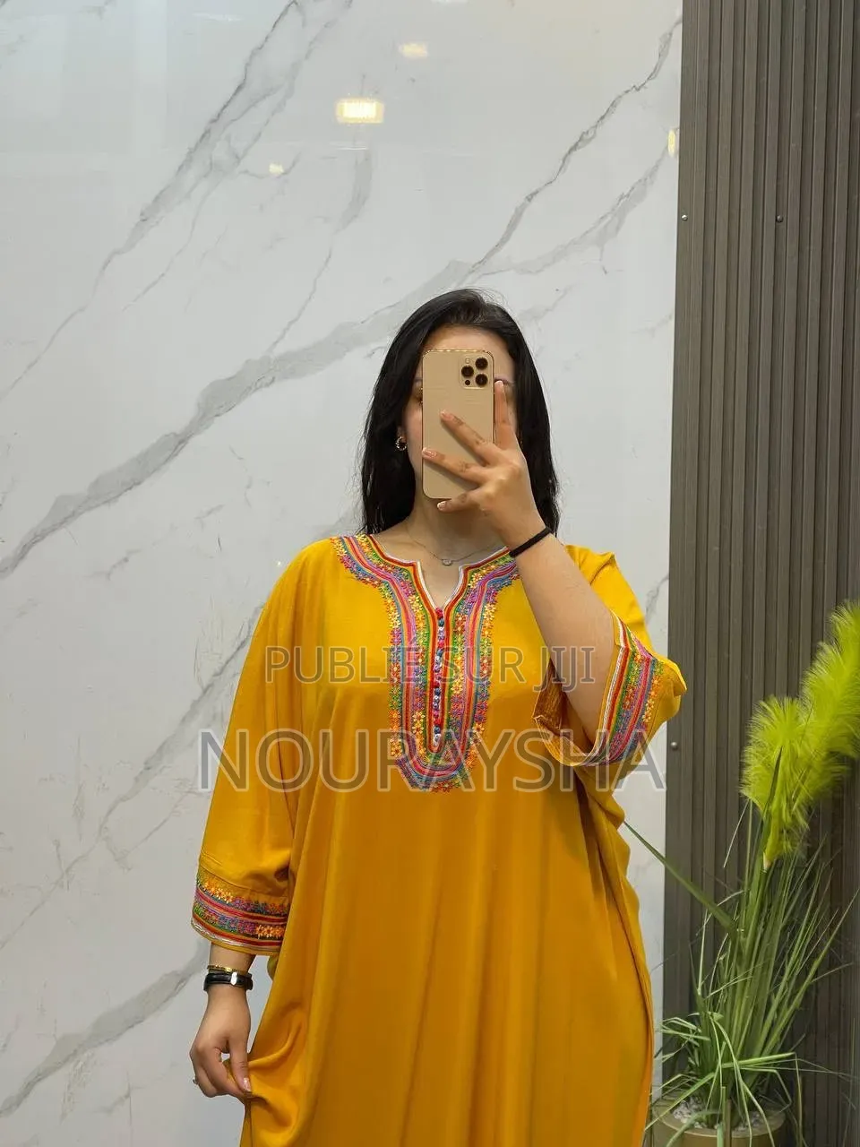 Robe Marocaine Très Élégantes en Tissu Coton Premier Choix